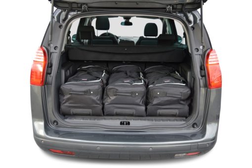 Pack de 6 sacs de voyage sur-mesure pour Peugeot 5008 I (de 2009 à 2017) - Gamme Classique