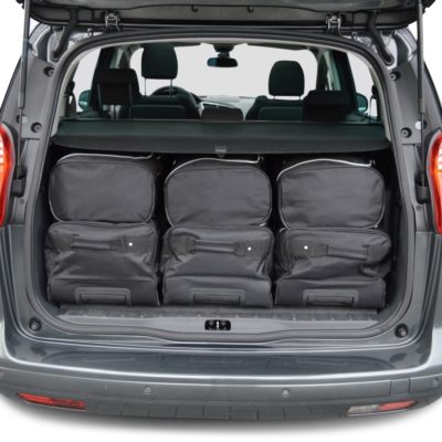 Pack de 6 sacs de voyage sur-mesure pour Peugeot 5008 I (de 2009 à 2017) - Gamme Classique