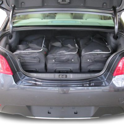 Pack de 6 sacs de voyage sur-mesure pour Peugeot 508 I (de 2012 à 2018) - Gamme Classique