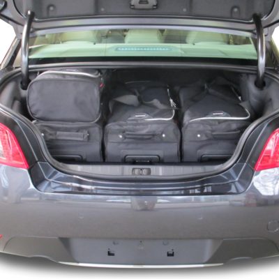 Pack de 6 sacs de voyage sur-mesure pour Peugeot 508 I (de 2012 à 2018) - Gamme Classique