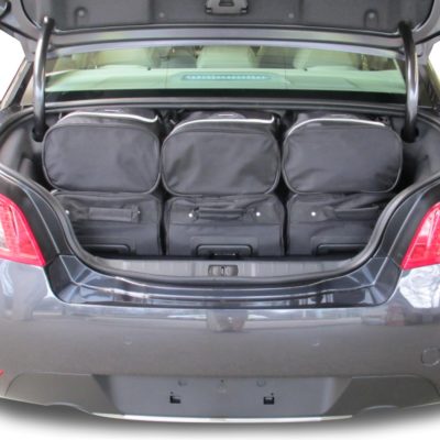 Pack de 6 sacs de voyage sur-mesure pour Peugeot 508 I (de 2012 à 2018) - Gamme Classique