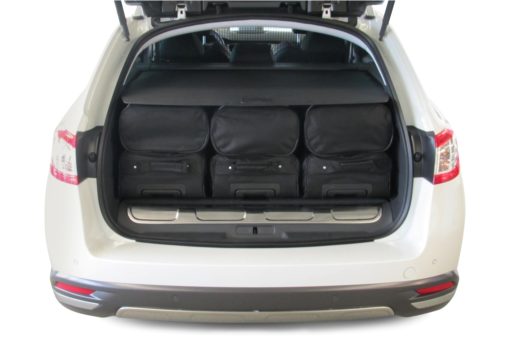 Pack de 6 sacs de voyage sur-mesure pour Peugeot 508 I SW (de 2012 à 2019) - Gamme Classique