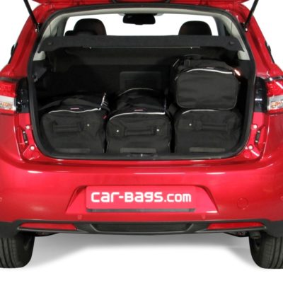 Pack de 6 sacs de voyage sur-mesure pour Peugeot 4008 (de 2012 à 2017) - Gamme Classique