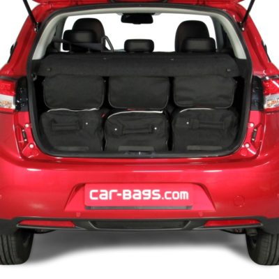 Pack de 6 sacs de voyage sur-mesure pour Peugeot 4008 (de 2012 à 2017) - Gamme Classique