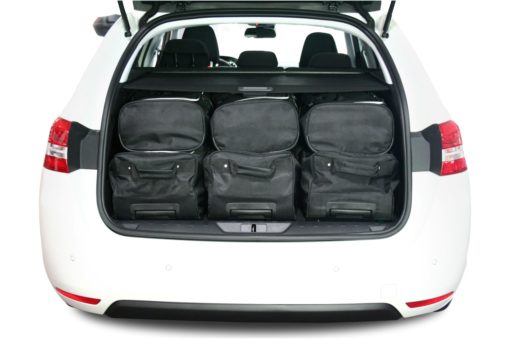 Pack de 6 sacs de voyage sur-mesure pour Peugeot 308 II SW (de 2014 à 2021) - Gamme Classique