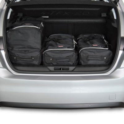 Pack de 6 sacs de voyage sur-mesure pour Peugeot 308 II (de 2013 à 2021) - Gamme Classique