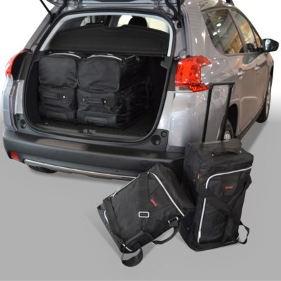 Pack de 6 sacs de voyage sur-mesure pour Peugeot 2008 I (de 2013 à 2019) - Gamme Classique