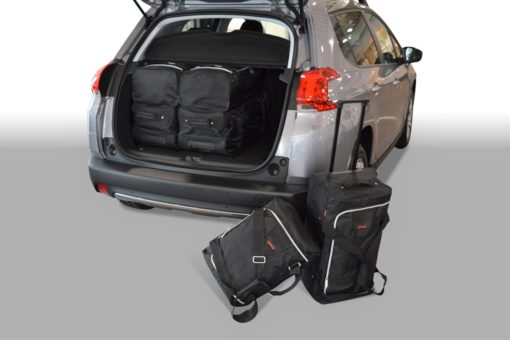 Pack de 6 sacs de voyage sur-mesure pour Peugeot 2008 I (de 2013 à 2019) - Gamme Classique