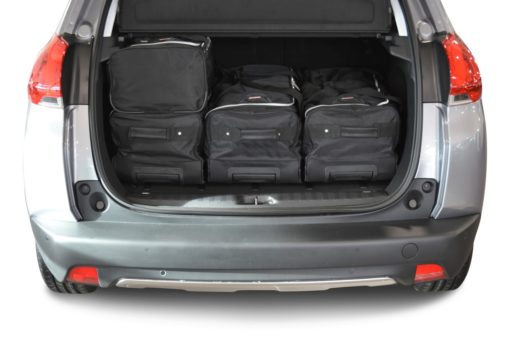 Pack de 6 sacs de voyage sur-mesure pour Peugeot 2008 I (de 2013 à 2019) - Gamme Classique