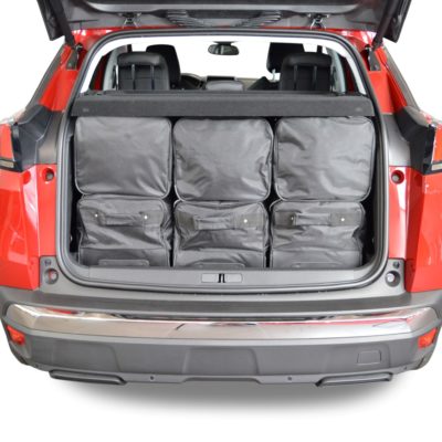 Pack de 6 sacs de voyage sur-mesure pour Peugeot 3008 II (depuis 2016) - Gamme Classique