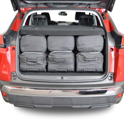 Pack de 6 sacs de voyage sur-mesure pour Peugeot 3008 II (depuis 2016) - Gamme Classique