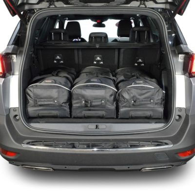 Pack de 6 sacs de voyage sur-mesure pour Peugeot 5008 II (depuis 2017) - Gamme Classique