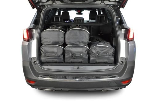 Pack de 6 sacs de voyage sur-mesure pour Peugeot 5008 II (depuis 2017) - Gamme Classique