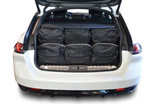 Pack de 6 sacs de voyage sur-mesure pour Peugeot 508 II SW (depuis 2019) - Gamme Classique