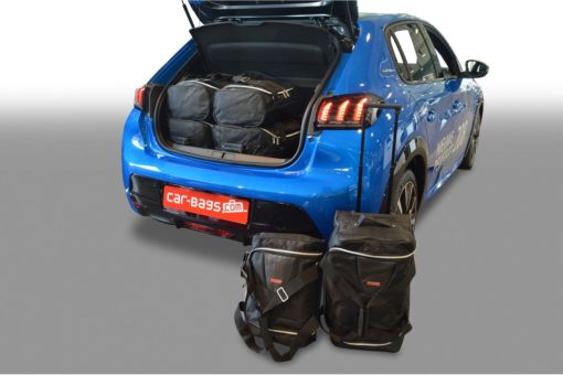 Pack de 6 sacs de voyage sur-mesure pour Peugeot 208 II (depuis 2019) - Gamme Classique