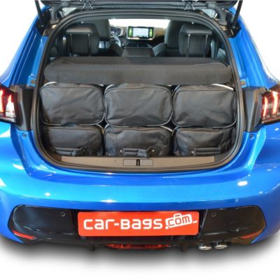 Pack de 6 sacs de voyage sur-mesure pour Peugeot 208 II (depuis 2019) - Gamme Classique