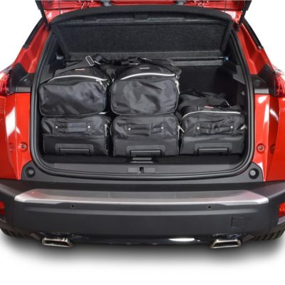 Pack de 6 sacs de voyage sur-mesure pour Peugeot 2008 II (depuis 2019) - Gamme Classique