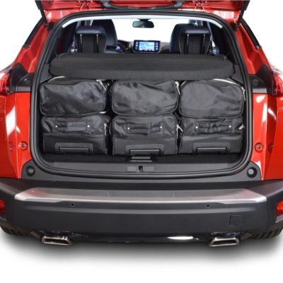 Pack de 6 sacs de voyage sur-mesure pour Peugeot 2008 II (depuis 2019) - Gamme Classique