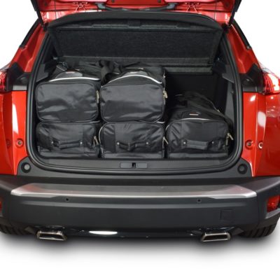 Pack de 6 sacs de voyage sur-mesure pour Peugeot 2008 II (depuis 2019) - Gamme Classique