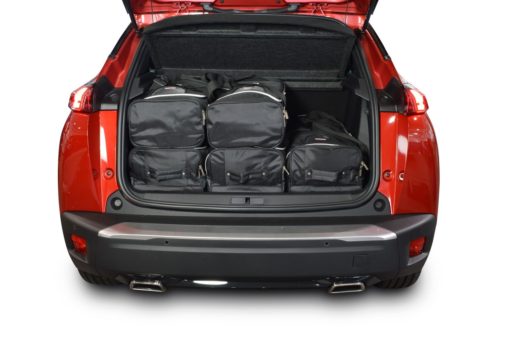 Pack de 6 sacs de voyage sur-mesure pour Peugeot 2008 II (depuis 2019) - Gamme Classique