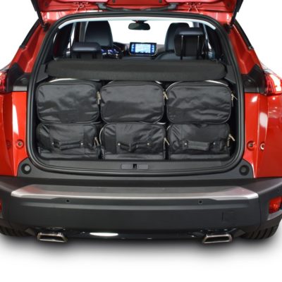 Pack de 6 sacs de voyage sur-mesure pour Peugeot 2008 II (depuis 2019) - Gamme Classique