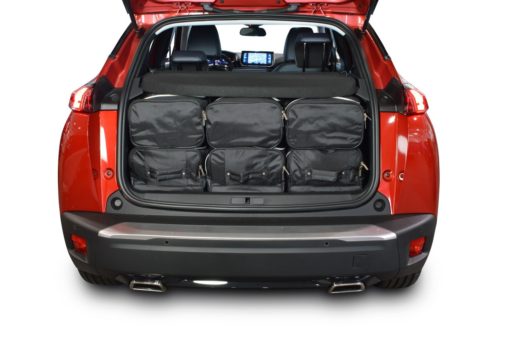 Pack de 6 sacs de voyage sur-mesure pour Peugeot 2008 II (depuis 2019) - Gamme Classique