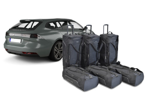 Pack de 6 sacs de voyage sur-mesure pour Peugeot 508 II SW (depuis 2019) - Gamme Pro.Line