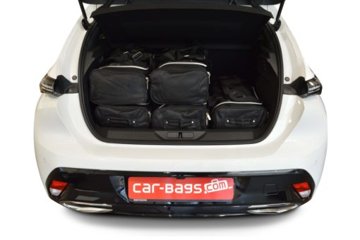 Pack de 6 sacs de voyage sur-mesure pour Peugeot 308 III (depuis 2021) - Gamme Classique