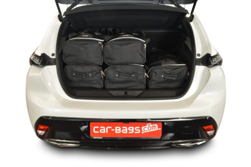 Pack de 6 sacs de voyage sur-mesure pour Peugeot 308 III (depuis 2021) - Gamme Classique