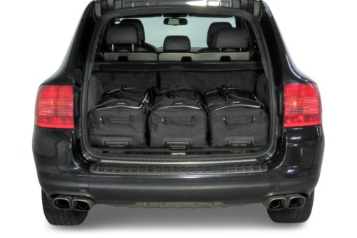 Pack de 6 sacs de voyage sur-mesure pour Porsche Cayenne I (9PA) (de 2002 à 2010) - Gamme Classique