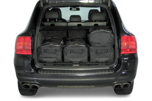 Pack de 6 sacs de voyage sur-mesure pour Porsche Cayenne I (9PA) (de 2002 à 2010) - Gamme Classique