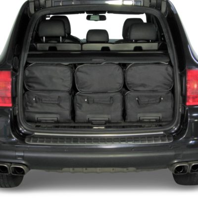 Pack de 6 sacs de voyage sur-mesure pour Porsche Cayenne I (9PA) (de 2002 à 2010) - Gamme Classique