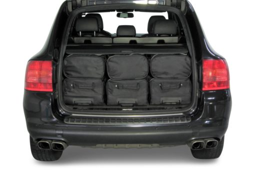 Pack de 6 sacs de voyage sur-mesure pour Porsche Cayenne I (9PA) (de 2002 à 2010) - Gamme Classique