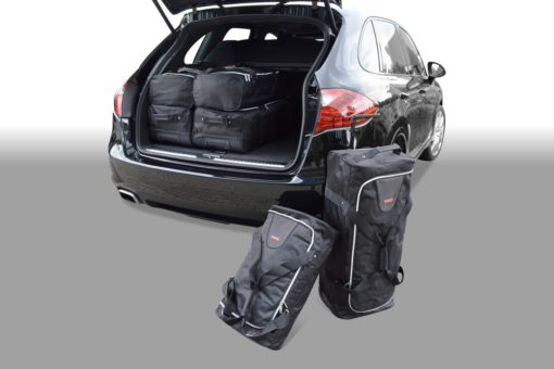 Pack de 6 sacs de voyage sur-mesure pour Porsche Cayenne II (92A) (de 2010 à 2017) - Gamme Classique