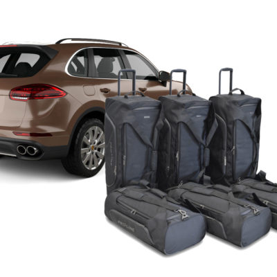 Pack de 6 sacs de voyage sur-mesure pour Porsche Cayenne II (92A) (de 2010 à 2017) - Gamme Pro.Line