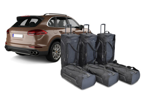 Pack de 6 sacs de voyage sur-mesure pour Porsche Cayenne II (92A) (de 2010 à 2017) - Gamme Pro.Line