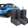 Pack de 6 sacs de voyage sur-mesure pour Porsche Macan (95B) (depuis 2014) - Gamme Pro.Line