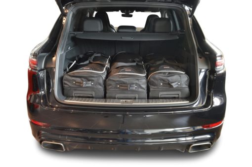 Pack de 6 sacs de voyage sur-mesure pour Porsche Cayenne III (PO536) (depuis 2017) - Gamme Classique