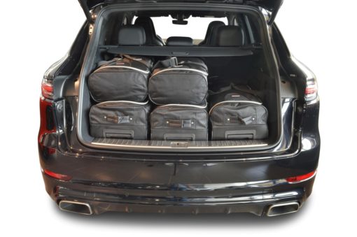 Pack de 6 sacs de voyage sur-mesure pour Porsche Cayenne III (PO536) (depuis 2017) - Gamme Classique