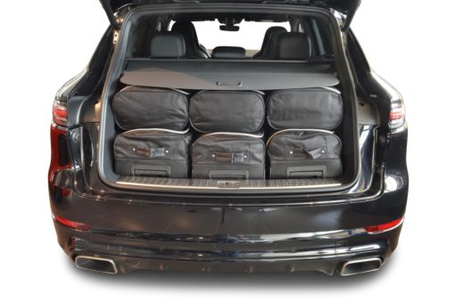 Pack de 6 sacs de voyage sur-mesure pour Porsche Cayenne III (PO536) (depuis 2017) - Gamme Classique