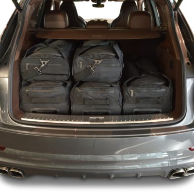 Pack de 6 sacs de voyage sur-mesure pour Porsche Cayenne III (PO536) (depuis 2017) - Gamme Pro.Line