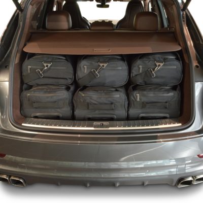 Pack de 6 sacs de voyage sur-mesure pour Porsche Cayenne III (PO536) (depuis 2017) - Gamme Pro.Line