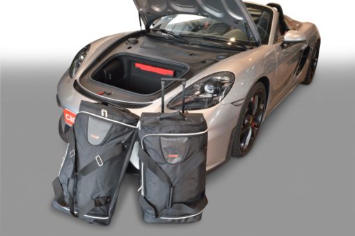 Pack de 2 sacs de voyage sur-mesure pour Porsche 718 Spyder (depuis 2019) - Gamme Classique