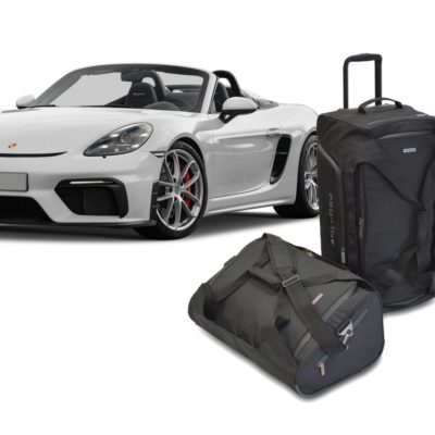 Pack de 2 sacs de voyage sur-mesure pour Porsche 718 Spyder (depuis 2019) - Gamme Pro.Line