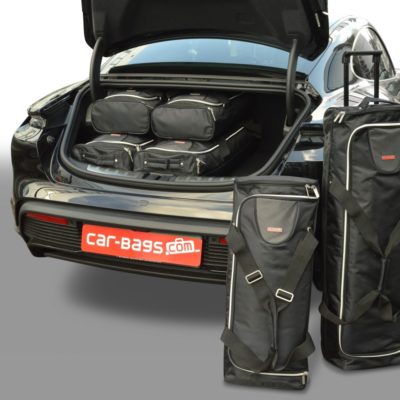 Pack de 6 sacs de voyage sur-mesure pour Porsche Taycan (depuis 2019) - Gamme Classique