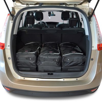 Pack de 6 sacs de voyage sur-mesure pour Renault Grand Scénic III (de 2009 à 2016) - Gamme Classique