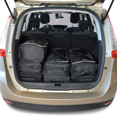 Pack de 6 sacs de voyage sur-mesure pour Renault Grand Scénic III (de 2009 à 2016) - Gamme Classique