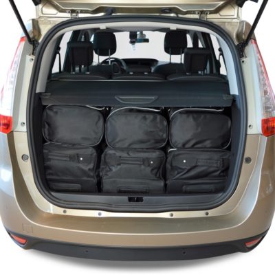 Pack de 6 sacs de voyage sur-mesure pour Renault Grand Scénic III (de 2009 à 2016) - Gamme Classique