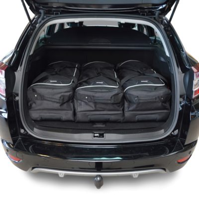 Pack de 6 sacs de voyage sur-mesure pour Renault Mégane III Estate - Grandtour (de 2009 à 2016) - Gamme Classique