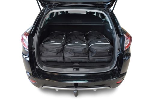 Pack de 6 sacs de voyage sur-mesure pour Renault Mégane III Estate - Grandtour (de 2009 à 2016) - Gamme Classique